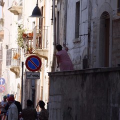 Crollo di via Roma il giorno dopo