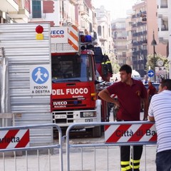 Crollo di via Roma il giorno dopo