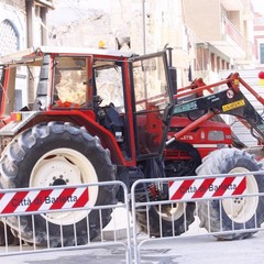 Crollo di via Roma il giorno dopo