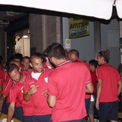 Incontro Barletta calcio e tifosi