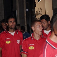 Incontro Barletta calcio e tifosi