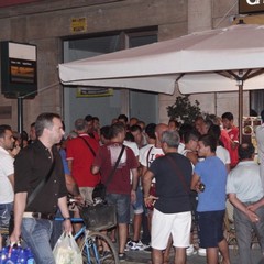 Incontro Barletta calcio e tifosi