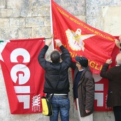 Manifestazione lavoratori CGIL CISL UIL