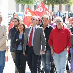 La CGIL ricorda il crollo di via Roma