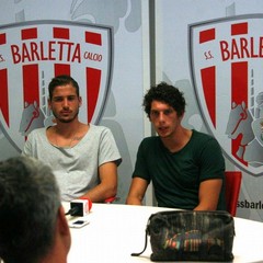 Barletta calcio, parlano in conferenza La Mantia e Burzigotti