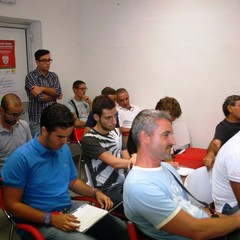 Barletta calcio, parlano in conferenza La Mantia e Burzigotti