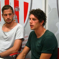 Barletta calcio, parlano in conferenza La Mantia e Burzigotti