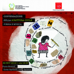 Conversazione sulla scrittura civile: poesia e musica