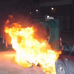 Incendio in via Castagne Vizze