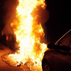 Incendio in via Castagne Vizze