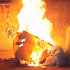 Incendio in via Castagne Vizze