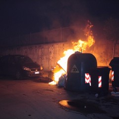 Incendio in via Castagne Vizze