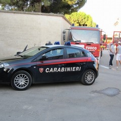 Incendio via Tramvia, intervengono i vigili del fuoco