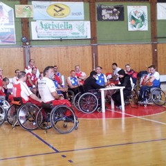 La presentazione della squadra di basket in carrozzina Sportinsieme Sud.