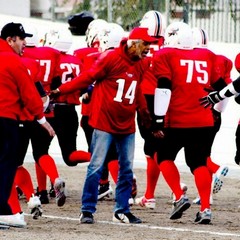 Spencer Banks durante un allenamento dei Mad Bulls Bt