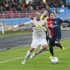 Gubbio-Barletta 0-1, prima vittoria biancorossa