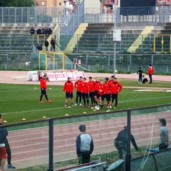 Allenamento del Barletta Calcio, in gruppo Allegretti