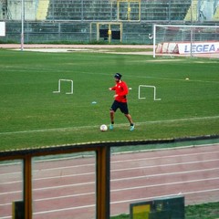 Allenamento del Barletta Calcio, in gruppo Allegretti