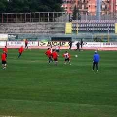 Barletta Calcio, allenamento e saluti