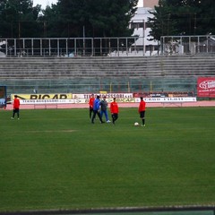 Barletta Calcio, allenamento e saluti