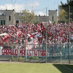 Andria-Barletta, festa e spettacolo anche sugli spalti