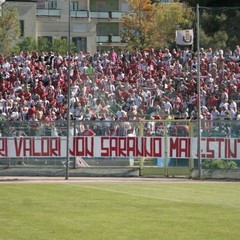 Andria-Barletta, festa e spettacolo anche sugli spalti