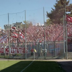 Andria-Barletta, festa e spettacolo anche sugli spalti