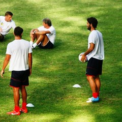 Barletta Calcio, allenamento pomeridiano del 7 agosto