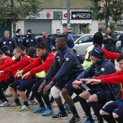 Barletta Calcio al lavoro in Piazza Aldo Moro