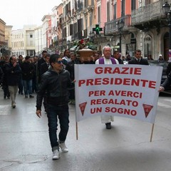 Il saluto di Barletta a Franco Di Cosola