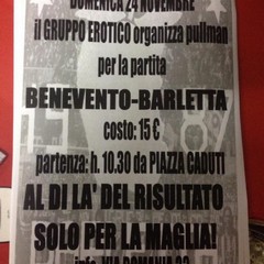 Tifosi del Barletta pronti per la trasferta di Benevento