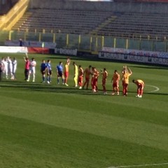 Catanzaro-Barletta, l'ingresso in campo