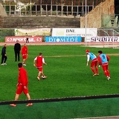 Barletta Calcio, allenamento del 20 marzo