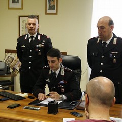 Conferenza stampa al comando dei Carabinieri