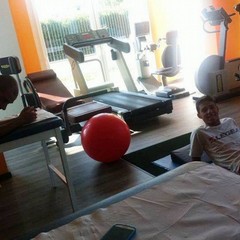 Di Bella e Cicerelli, allenamento in palestra