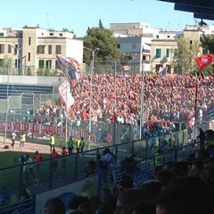 Andria-Barletta, il tifo biancorosso gioisce