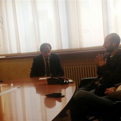 Pasquale Cascella incontra "I Biancorossi" a Palazzo di Città