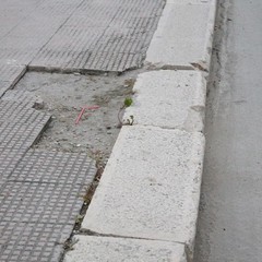 Guarda che buca in via dalle Palme