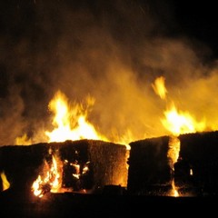 Puzza di bruciato e cenere su Barletta, la causa un incendio in via dell'Industria