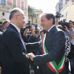 Ministro Mario Mauro e Pasquale Cascella
