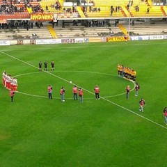 Benevento-Barletta, minuto di silenzio al Vigorito