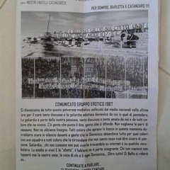 La curva Nord attacca Tatò in un volantino