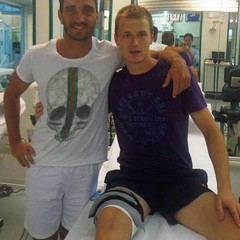 Andrea Pippa in cura a Villa Stuart