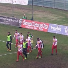 Pisa-Barletta 2-0, i biancorossi esordiscono nel 2014 con una sconfitta