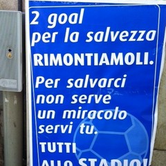 Manifesto pro-rimonta per le vie di Andria