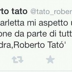 Roberto Tatò sprona il Barletta Calcio su Twitter