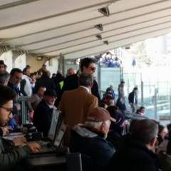 Roberto Tatò in tribuna al "Puttilli"