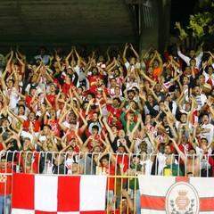 Tifosi del Barletta al "Via del Mare", a Lecce biancorossi da record