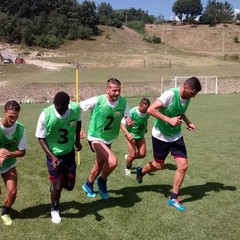 Barletta Calcio, allenamento del 22 luglio a Cascia
