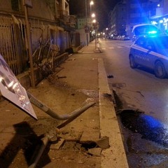 Auto rompe tubo del gas metano a Trani in via Barletta